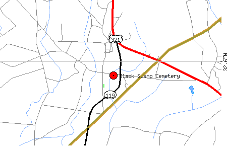 Black Swamp Cemetery Location